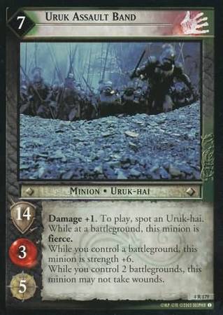 Uruk Assault Band 4R179 Lord of the Rings The Two Towers Singles 4 Uruk Assault Band 4R179 Lord of the Rings The Two Towers Singles 4