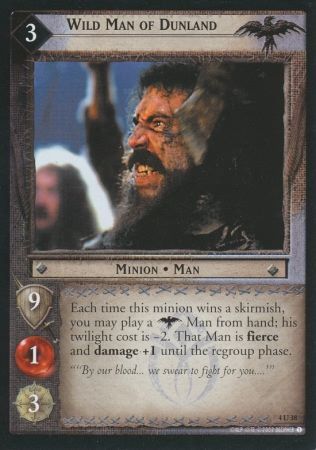 Wild Man of Dunland 4U38 Lord of the Rings The Two Towers Singles 4 Wild Man of Dunland 4U38 Lord of the Rings The Two Towers Singles 4