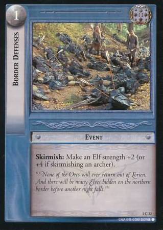 Border Defenses 1C32 Lord of the Rings The Fellowship of the Ring Singles 1 Border Defenses 1C32 Lord of the Rings The Fellowship of the Ring Singles 1