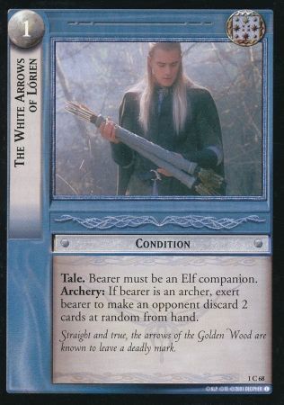 The White Arrows of Lorien 1C68 Lord of the Rings The Fellowship of the Ring Singles 1 The White Arrows of Lorien 1C68 Lord of the Rings The Fellowship of the Ring Singles 1