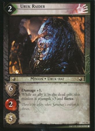 Uruk Raider 3C74 Lord of the Rings Realms of the Elf Lords Singles 3 Uruk Raider 3C74 Lord of the Rings Realms of the Elf Lords Singles 3