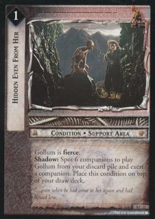 Lord Of The Rings CCG Foil Card SoG 8.U18 Not The First Halfling 