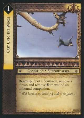 Cast Unto the Winds 10C36 Lord of the Rings Mount Doom Singles 10 Cast Unto the Winds 10C36 Lord of the Rings Mount Doom Singles 10