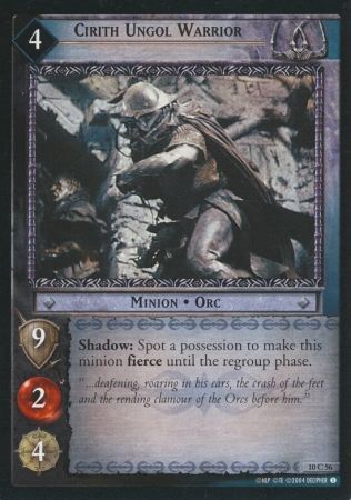 Cirith Ungol Warrior 10C56 Lord of the Rings Mount Doom Singles 10 Cirith Ungol Warrior 10C56 Lord of the Rings Mount Doom Singles 10