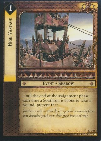 High Vantage 10U44 Lord of the Rings Mount Doom Singles 10 High Vantage 10U44 Lord of the Rings Mount Doom Singles 10
