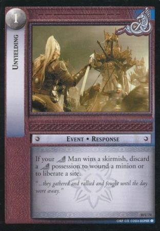 Unyielding 10U74 Lord of the Rings Mount Doom Singles 10 Unyielding 10U74 Lord of the Rings Mount Doom Singles 10