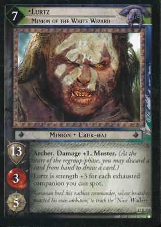 Lurtz Minion of the White Wizard 11R194 Lord of the Rings Shadows Singles 11 Lurtz Minion of the White Wizard 11R194 Lord of the Rings Shadows Singles 11