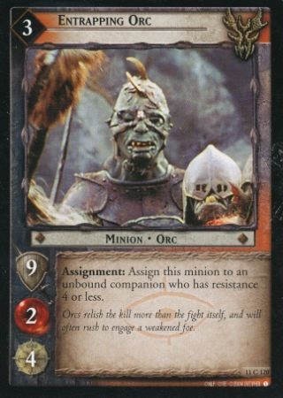 Entrapping Orc 11C120 Lord of the Rings Shadows Singles 11 Entrapping Orc 11C120 Lord of the Rings Shadows Singles 11