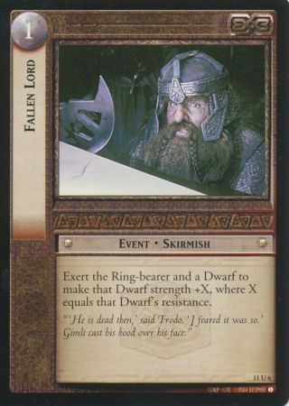Fallen Lord 11U6 Lord of the Rings Shadows Singles 11 Fallen Lord 11U6 Lord of the Rings Shadows Singles 11