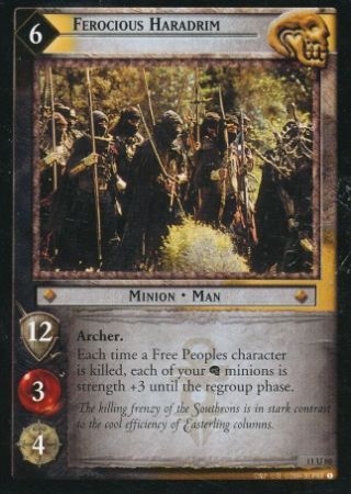 Ferocious Haradrim 11U80 Lord of the Rings Shadows Singles 11 Ferocious Haradrim 11U80 Lord of the Rings Shadows Singles 11