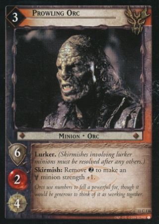 Prowling Orc 11C136 Lord of the Rings Shadows Singles 11 Prowling Orc 11C136 Lord of the Rings Shadows Singles 11