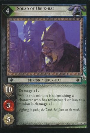 Squad of Uruk hai 11C202 Lord of the Rings Shadows Singles 11 Squad of Uruk hai 11C202 Lord of the Rings Shadows Singles 11