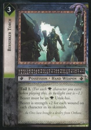 Berserker Torch 12U136 Lord of the Rings Black Rider Singles 12 Berserker Torch 12U136 Lord of the Rings Black Rider Singles 12