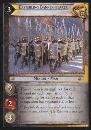 Easterling Banner bearer 12U63 Lord of the Rings Black Rider Singles 12 Easterling Banner bearer 12U63 Lord of the Rings Black Rider Singles 12