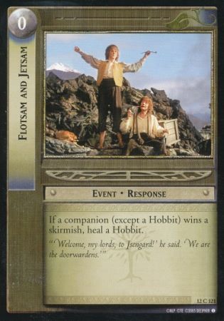 Flotsam and Jetsam 12C121 Lord of the Rings Black Rider Singles 12 Flotsam and Jetsam 12C121 Lord of the Rings Black Rider Singles 12
