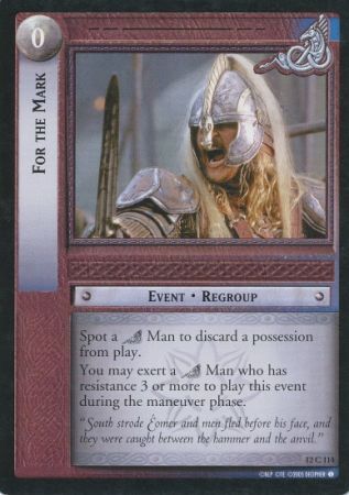 For the Mark 12C114 Lord of the Rings Black Rider Singles 12 For the Mark 12C114 Lord of the Rings Black Rider Singles 12