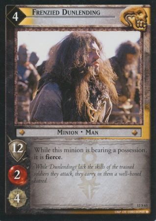Frenzied Dunlending 12S65 Lord of the Rings Black Rider Singles 12 Frenzied Dunlending 12S65 Lord of the Rings Black Rider Singles 12