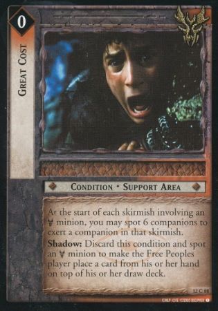 Great Cost 12C88 Lord of the Rings Black Rider Singles 12 Great Cost 12C88 Lord of the Rings Black Rider Singles 12