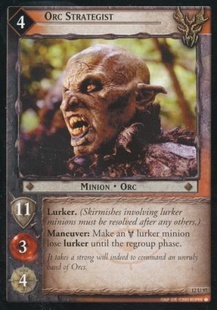 Orc Strategist 12U97 Lord of the Rings Black Rider Singles 12 Orc Strategist 12U97 Lord of the Rings Black Rider Singles 12