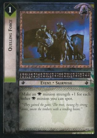 Quelling Force 12C143 Lord of the Rings Black Rider Singles 12 Quelling Force 12C143 Lord of the Rings Black Rider Singles 12