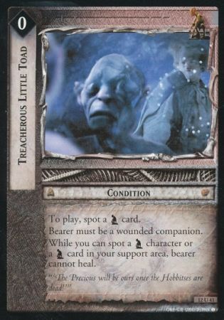 Treacherous Little Toad 12U41 Lord of the Rings Black Rider Singles 12 Treacherous Little Toad 12U41 Lord of the Rings Black Rider Singles 12