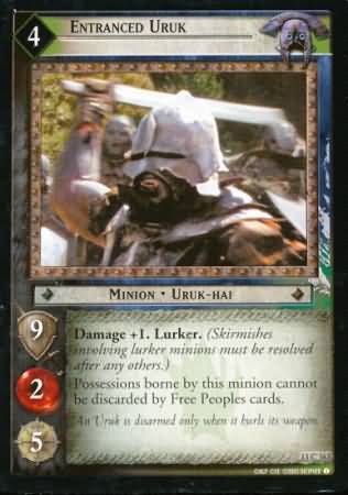 Entranced Uruk 13C163 Lord of the Rings BloodLines Singles 13 Entranced Uruk 13C163 Lord of the Rings BloodLines Singles 13