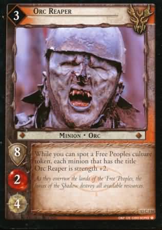 LotR TCG Wiki: Orc Reaper (13C116)