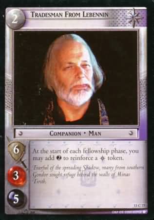 Tradesman From Lebennin 13C77 Lord of the Rings BloodLines Singles 13 Tradesman From Lebennin 13C77 Lord of the Rings BloodLines Singles 13