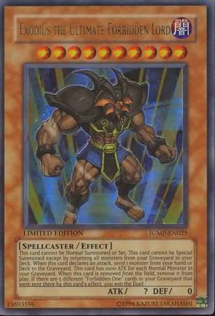 Yugioh Exodius The Ultimate Forbidden Lord MIL1-EN007 Common 1st Edition 