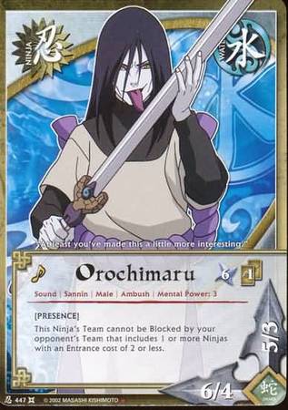 naruto trading card game orochimaru saga 8 by DEMONHERO90 on DeviantArt