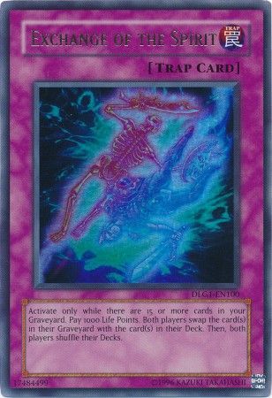 Exchange of the Spirit DLG1 EN100 Ultra Rare Exchange of the Spirit DLG1 EN100 Ultra Rare