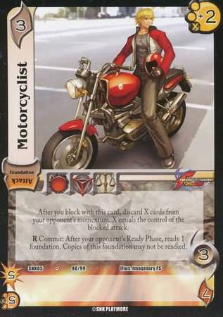 Motorcyclist 80 99 Common UFS SNK05 Flames of Fame Singles Motorcyclist 80 99 Common UFS SNK05 Flames of Fame Singles