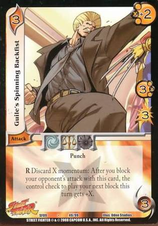 Guile s Spinning Backfist 49 99 Common UFS SF09 Warrior s Dream Singles Guile s Spinning Backfist 49 99 Common UFS SF09 Warrior s Dream Singles
