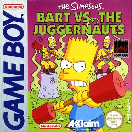 Bart vs the Juggernauts Game Boy Nintendo Game Boy Bart vs the Juggernauts Game Boy Nintendo Game Boy