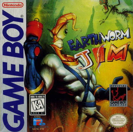 Earthworm Jim Game Boy Nintendo Game Boy Earthworm Jim Game Boy Nintendo Game Boy