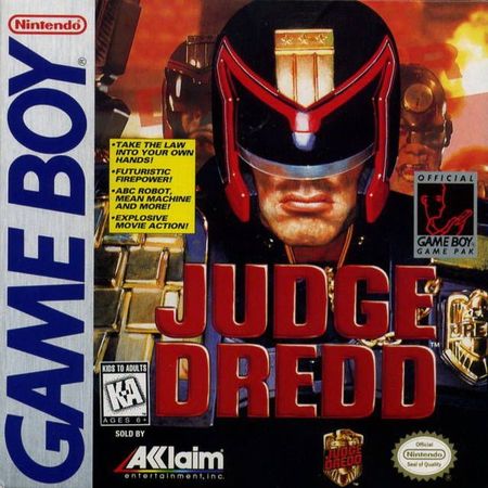 Judge Dredd Game Boy Nintendo Game Boy Judge Dredd Game Boy Nintendo Game Boy