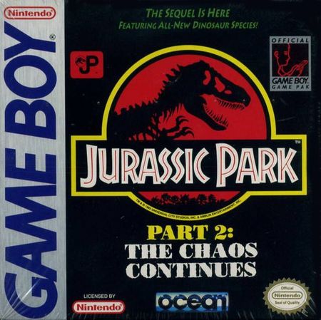Jurassic Park 2 The Chaos Continues Game Boy Jurassic Park 2 The Chaos Continues Game Boy
