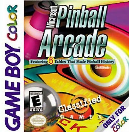Microsoft Pinball Arcade Game Boy Color Nintendo Game Boy Color Microsoft Pinball Arcade Game Boy Color Nintendo Game Boy Color