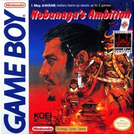 Nobunaga s Ambition Game Boy Nintendo Game Boy Nobunaga s Ambition Game Boy Nintendo Game Boy