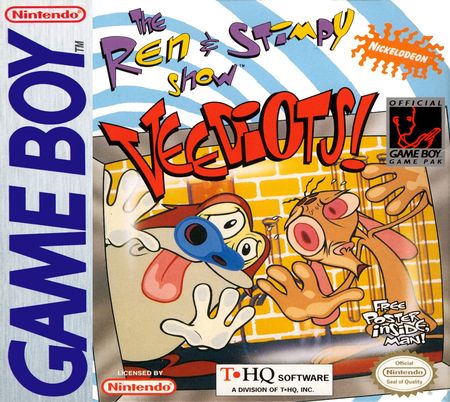 Ren Stimpy Veediots Game Boy Ren Stimpy Veediots Game Boy