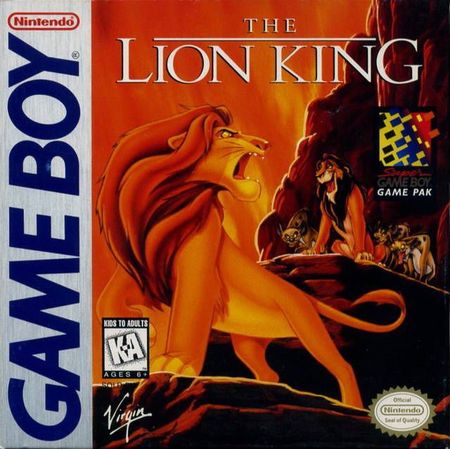 The Lion King Game Boy Nintendo Game Boy The Lion King Game Boy Nintendo Game Boy