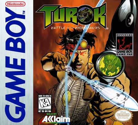Turok Battle of the Bionosaurs Game Boy Nintendo Game Boy Turok Battle of the Bionosaurs Game Boy Nintendo Game Boy