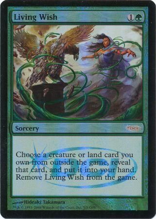 Living Wish Judge Foil Magic The Gathering Promo Cards Living Wish Judge Foil Magic The Gathering Promo Cards