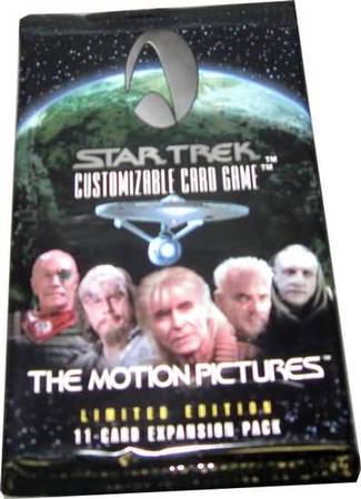 The Motion Pictures Booster Pack 11 Cards Star Trek Decipher Star Trek Sealed Product The Motion Pictures Booster Pack 11 Cards Star Trek Decipher Star Trek Sealed Product