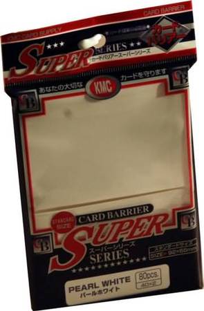 KMC Pearl White 80ct Standard Sized Sleeves KMCS1089 Sleeves KMC Pearl White 80ct Standard Sized Sleeves KMCS1089 Sleeves