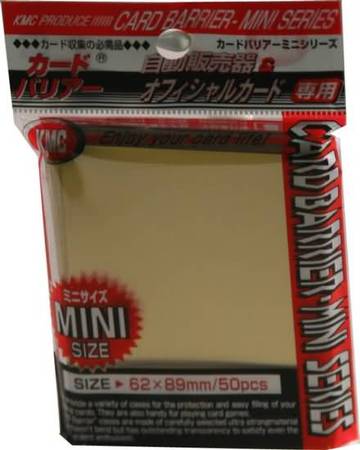 KMC Gold 50ct Yugioh Sized Mini Sleeves KMCMS1195 Sleeves KMC Gold 50ct Yugioh Sized Mini Sleeves KMCMS1195 Sleeves