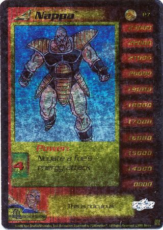 Nappa level 4 P7 Promo Dragon Ball Z Dragon Ball Z GT Score Promos Nappa level 4 P7 Promo Dragon Ball Z Dragon Ball Z GT Score Promos