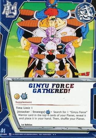 Ginyu Force Gathered EV 051 Rare Dragon Ball Destructive Fury Ginyu Force Gathered EV 051 Rare Dragon Ball Destructive Fury