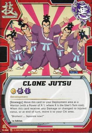 Clone Jutsu TE 080 Uncommon Dragon Ball Destructive Fury Clone Jutsu TE 080 Uncommon Dragon Ball Destructive Fury
