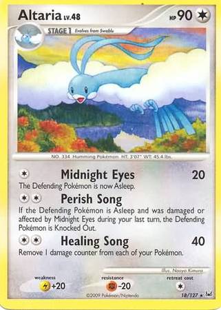 Altaria 18 127 Rare Platinum Base Set Singles Altaria 18 127 Rare Platinum Base Set Singles